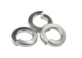 WASHER, SPRING-LOCK, 1/4, STAINLESS STEEL
